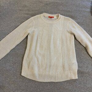 Cream knit sweater